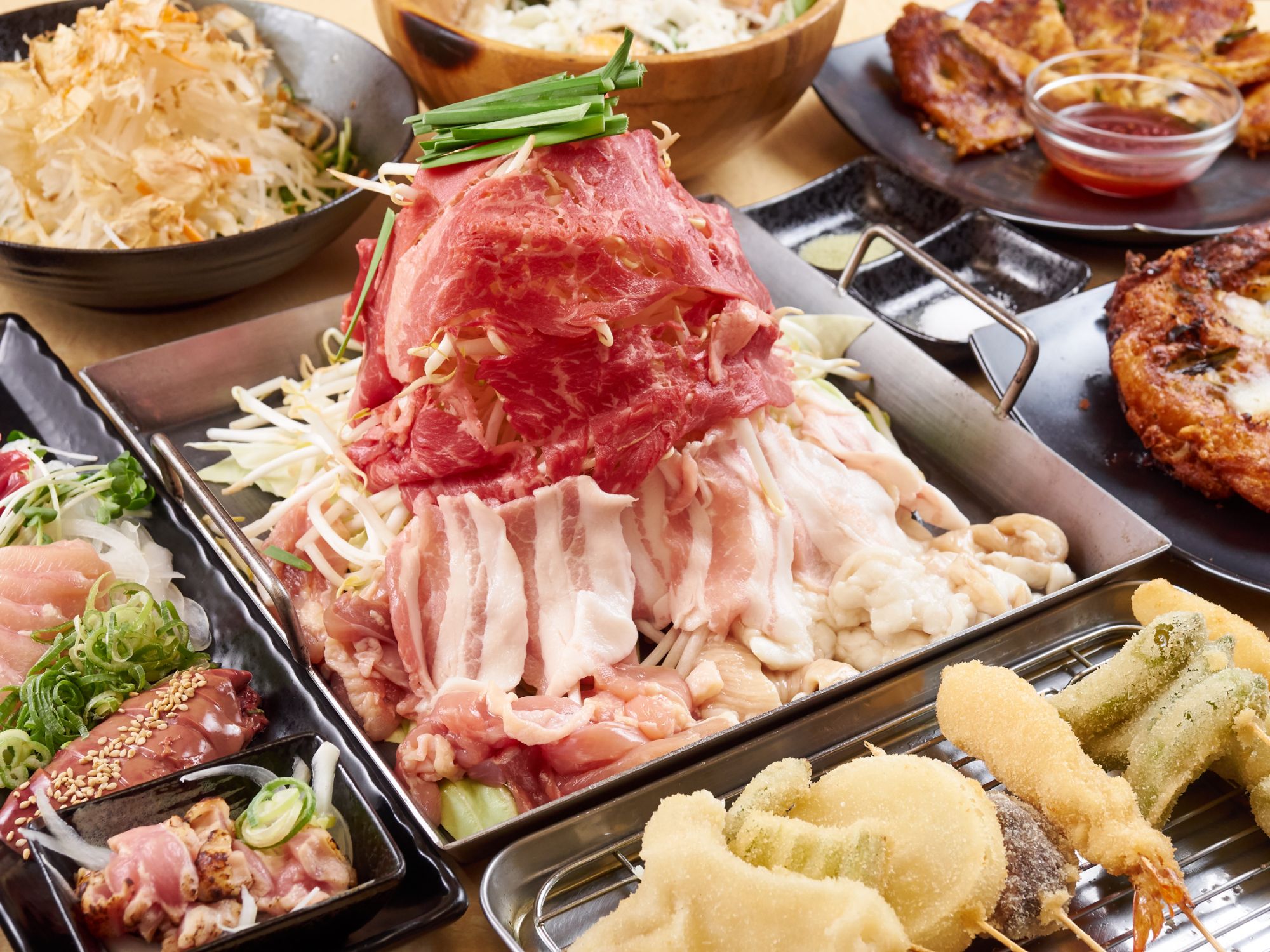 鉄板鍋ダイニング 円満 の料理